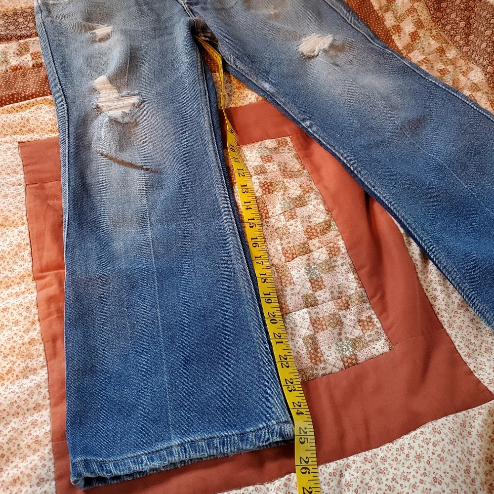 Levi's. Vintage 1970's Black Tab. 517 Boot Cut Flare Men's 36x30. USA made. GVC - Picture 9 of 15